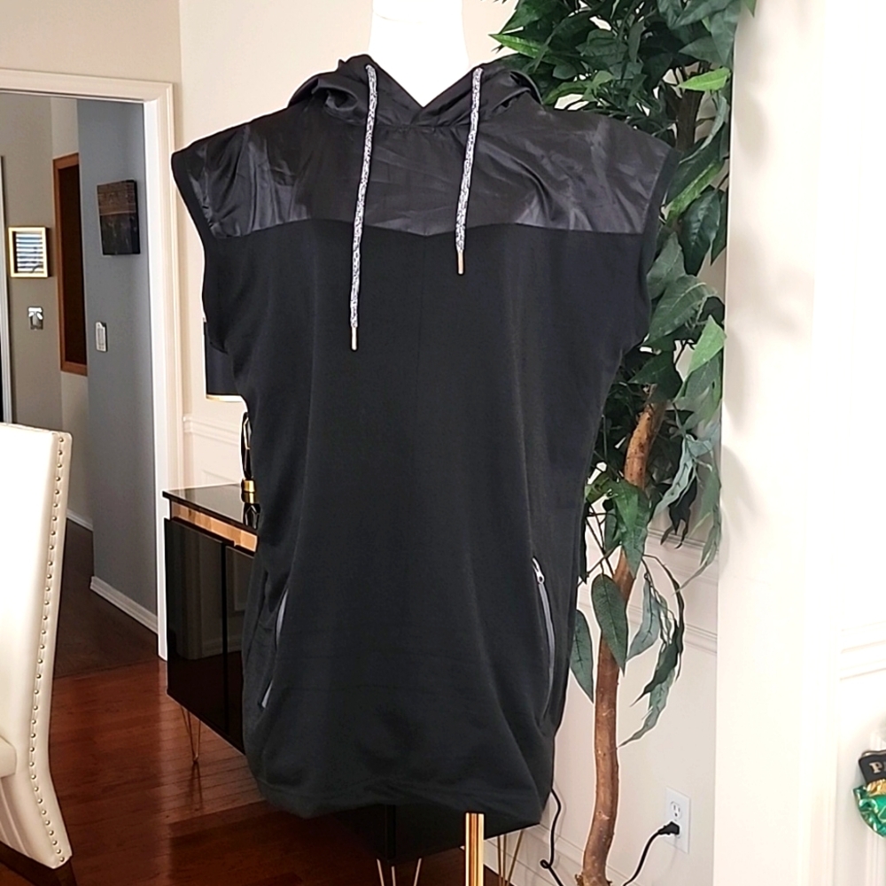 Blue Gear Men's Vest with Hoodie